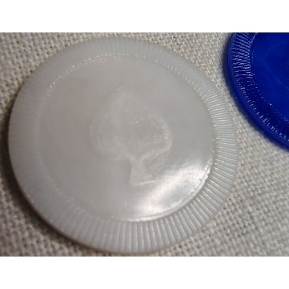 Vintage Astor Poker Chips Lot Red White Blue Plastic Original Boxes Retro Gaming - Picture 8 of 11